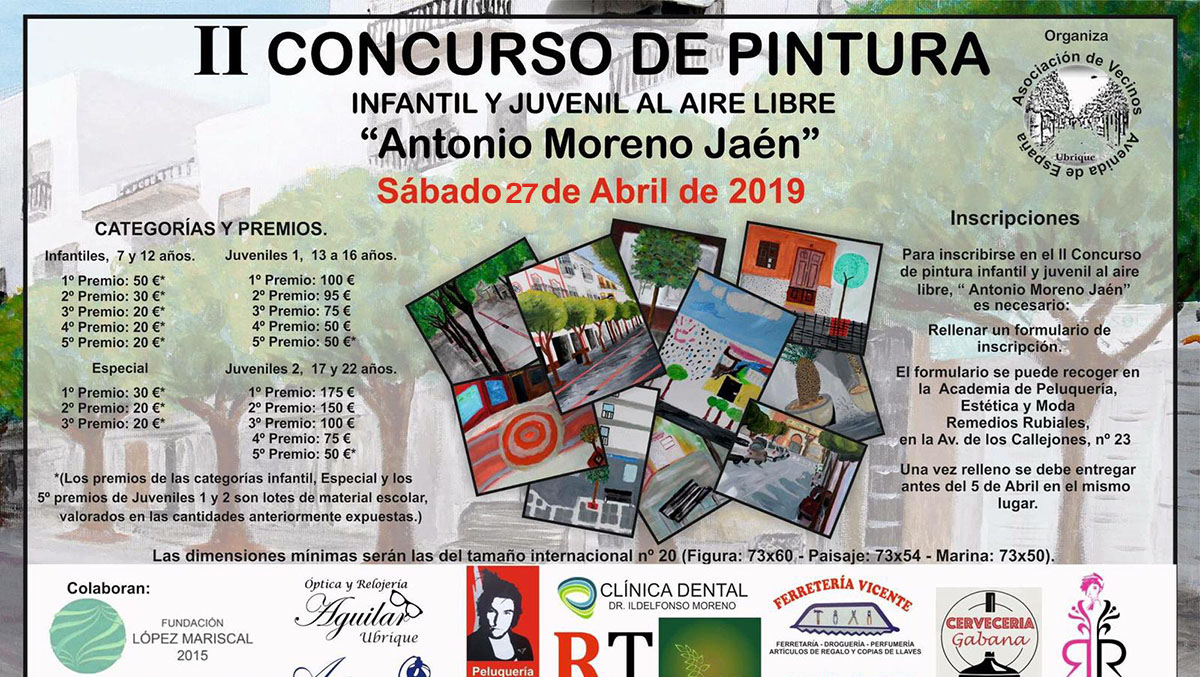 II Concurso de Pintura Infantil y Juvenil al Aire Libre Antonio Moreno 2019