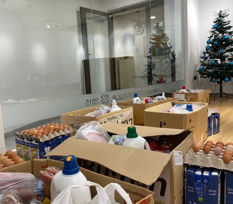 La Fundación López Mariscal refuerza su campaña de alimentos en esta Navidad