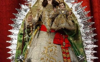 LA FUNDACIÓN CEDE LA PEANA Y PARTE DE LA CANDELARIA A LA VIRGEN DE LOS REMEDIOS, ADEMÁS DE SUFRAGAR EL ADORNO FLORAL.